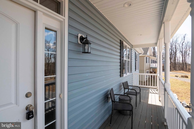 view of deck