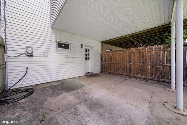 view of patio / terrace