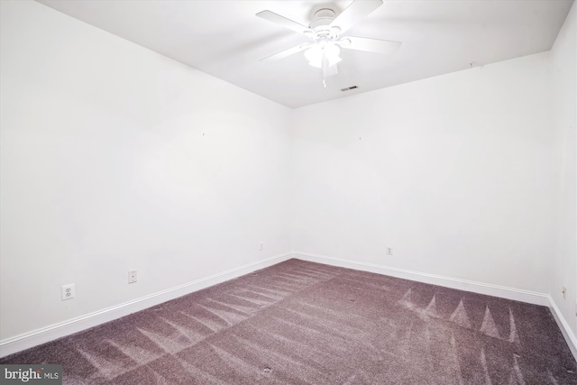 701 Ballast Way, Annapolis, MD 21401 - carpeted spare room featuring ceiling fan and baseboards