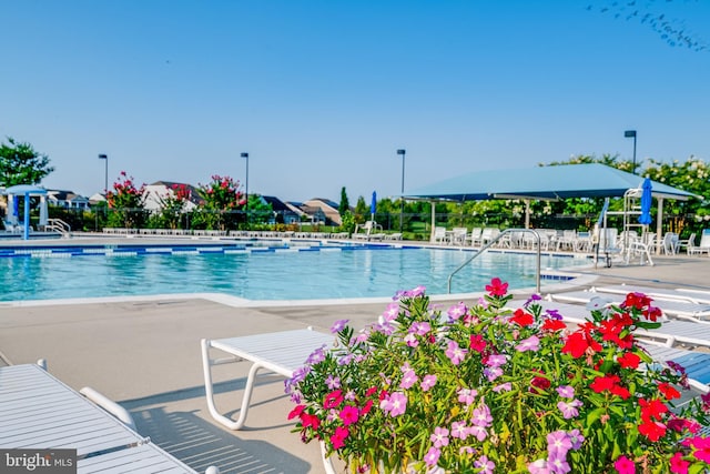 view of community pool