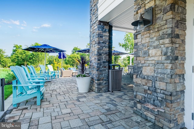 view of patio
