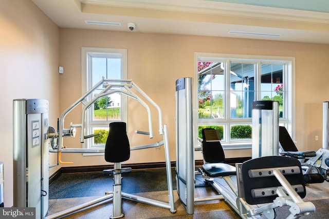 view of gym