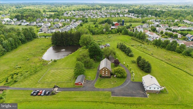 4285 Applebutter Rd, Perkasie, PA 18944 - aerial perspective of suburban area featuring a large body of water