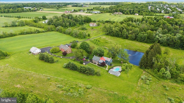 4285 Applebutter Rd, Perkasie, PA 18944 - view of rural area featuring a large body of water and a tree filled landscape