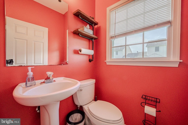 half bath with toilet
