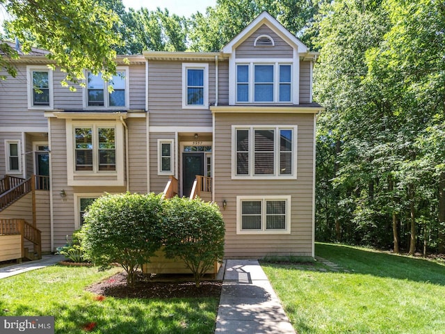 5957 Cedar Fern Ct, Columbia, MD 21044 - multi unit property with a front yard and stairs