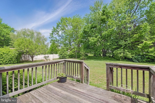 111 Trevanion Rd, Taneytown, MD 21787 - wooden deck featuring view of scattered trees