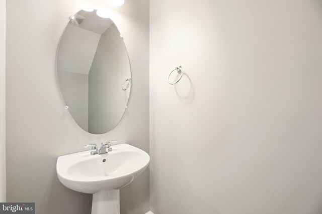 bathroom with a sink