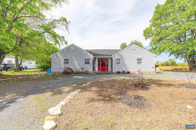 654 Bybee Rd, Louisa, VA 23093 - view of single story home