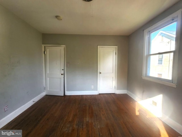 4503 Lasalle Ave, Baltimore, MD 21206 - unfurnished bedroom featuring baseboards and wood finished floors