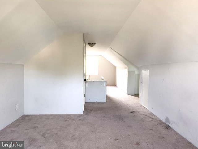 4503 Lasalle Ave, Baltimore, MD 21206 - additional living space featuring lofted ceiling and light carpet