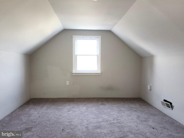 4503 Lasalle Ave, Baltimore, MD 21206 - additional living space featuring carpet flooring and vaulted ceiling