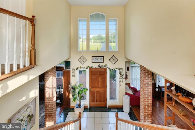 177 Pearce Creek Dr, Earleville, MD 21919 - tiled foyer entrance with a high ceiling