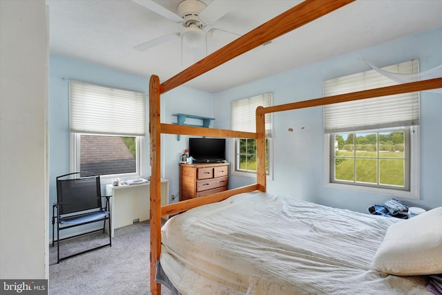 177 Pearce Creek Dr, Earleville, MD 21919 - carpeted bedroom with a ceiling fan