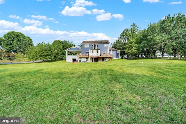 177 Pearce Creek Dr, Earleville, MD 21919 - rear view of house featuring a deck