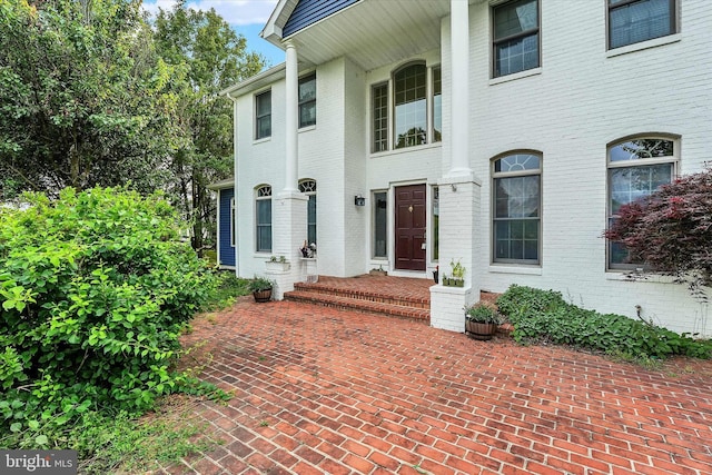 177 Pearce Creek Dr, Earleville, MD 21919 - view of exterior entry with brick siding