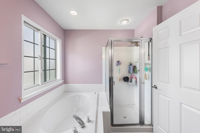 1 Deep Pond Dr, Spring City, PA 19475 - bathroom with a garden tub and a shower stall