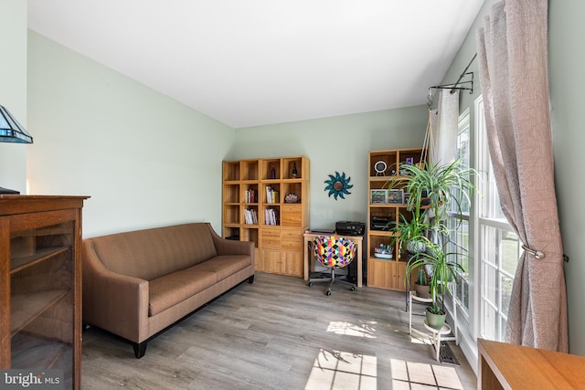 1 Deep Pond Dr, Spring City, PA 19475 - sitting room with wood finished floors and a desk