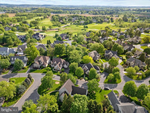 744 Goose Neck Dr, Lititz, PA 17543 - aerial view of residential area with a golf course