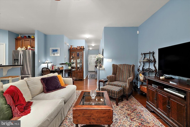 176 Bobbys Branch Rd Unit 56, Millsboro, DE 19966 - living room with dark wood finished floors