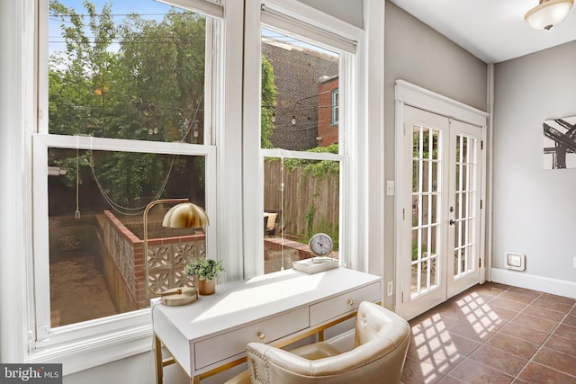 1326 Otis Pl NW, Washington, DC 20010 - sunroom / solarium with french doors