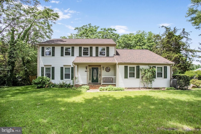 2158 Sebastian Rd, Fredericksburg, VA 22405 - colonial inspired home featuring a porch and a front yard