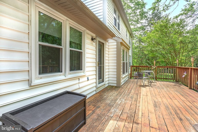 2158 Sebastian Rd, Fredericksburg, VA 22405 - view of wooden deck