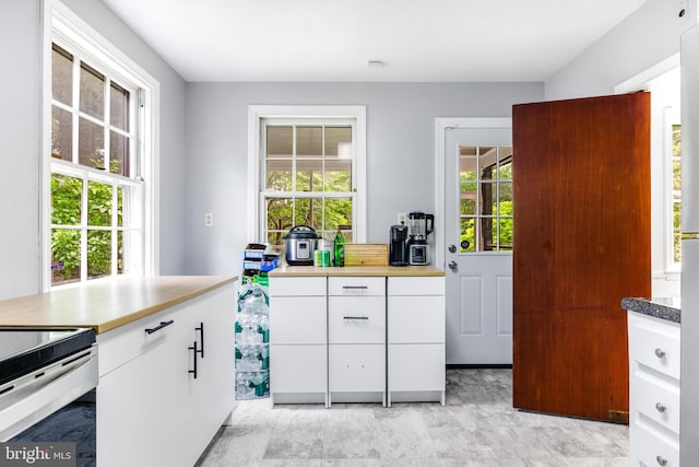 1417 Glendale Rd, Baltimore, MD 21239 - kitchen with white cabinetry