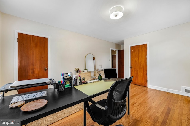 1417 Glendale Rd, Baltimore, MD 21239 - office with wood finished floors and baseboards