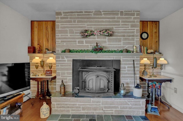 70 Miller Rd, Kutztown, PA 19530 - details featuring a baseboard radiator and wood finished floors