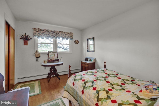 70 Miller Rd, Kutztown, PA 19530 - bedroom featuring a baseboard radiator and wood finished floors