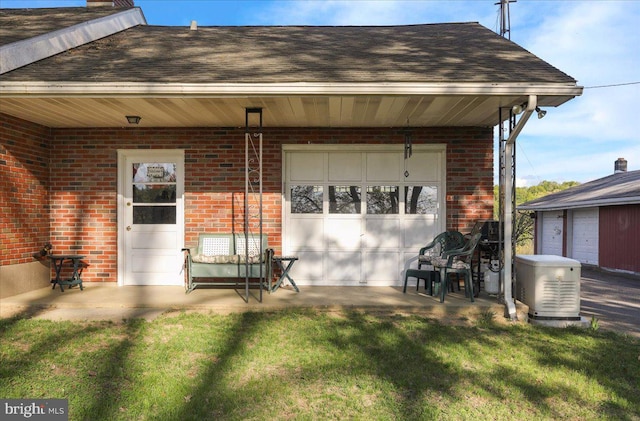 70 Miller Rd, Kutztown, PA 19530 - exterior space with a lawn, roof with shingles, and brick siding