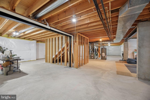 10017 Prestwich Ter, Ijamsville, MD 21754 - unfinished below grade area with water heater and stairway