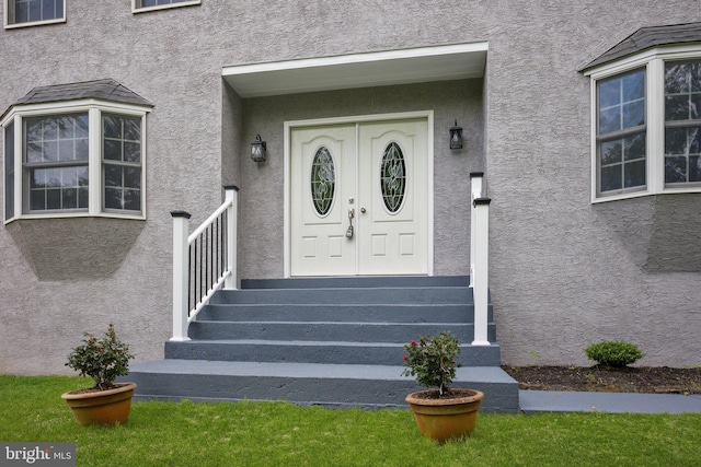 918 Andorra Rd, Lafayette Hill, PA 19444 - doorway to property with stucco siding