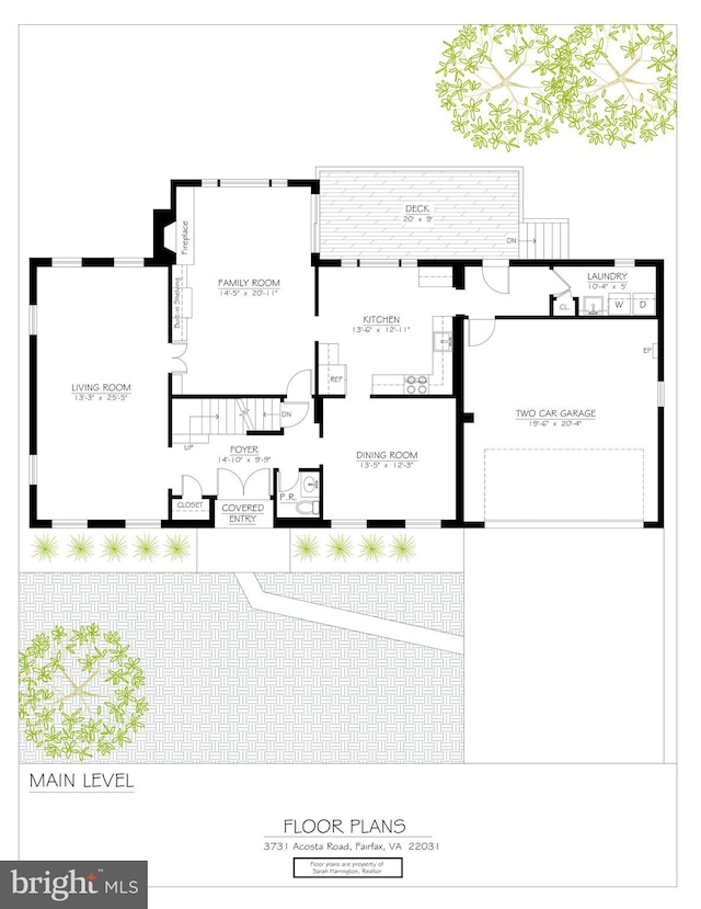 3731 Acosta Rd, Fairfax, VA 22031 - room layout
