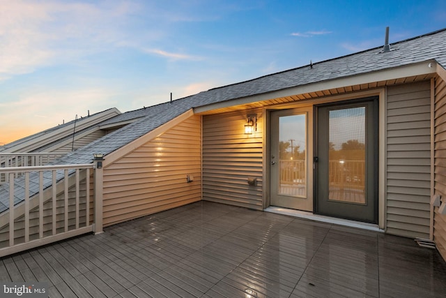 3745 Signal Knob Ct, Falls Church, VA 22041 - view of deck at dusk