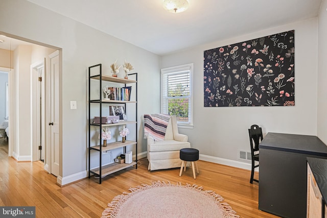 6226 Long Meadow Dr, Sykesville, MD 21784 - home office featuring wood finished floors and baseboards