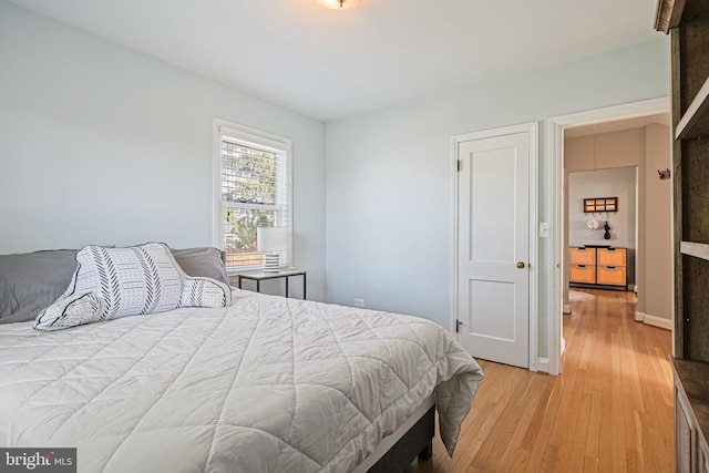 6226 Long Meadow Dr, Sykesville, MD 21784 - bedroom featuring light wood-style floors and baseboards