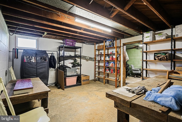 6226 Long Meadow Dr, Sykesville, MD 21784 - basement featuring concrete block wall