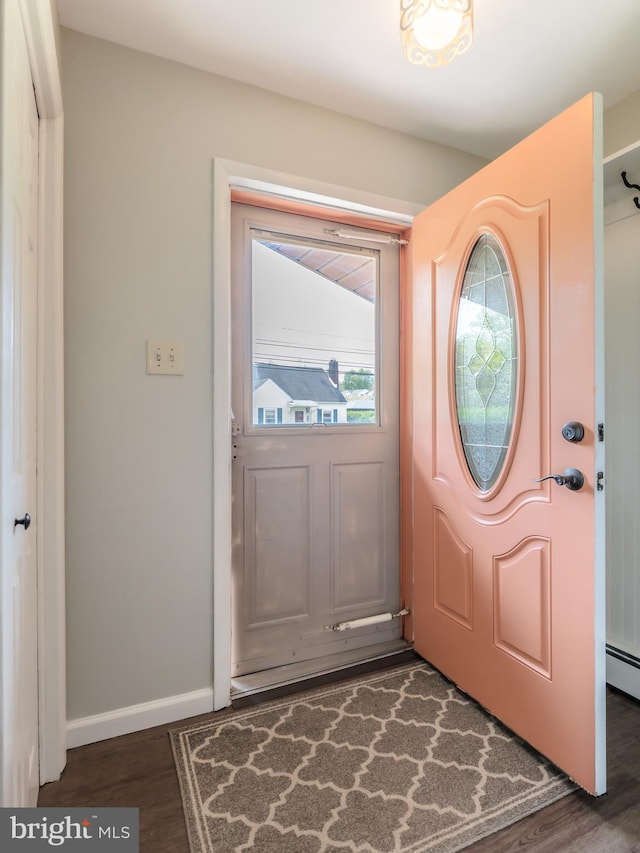 1650 Easton Rd, Hellertown, PA 18055 - entryway with wood finished floors and baseboards