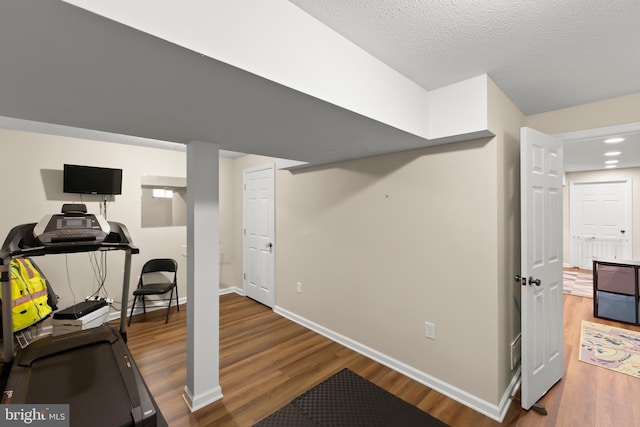 100 Lucy Long Ct, Stephens City, VA 22655 - workout area featuring wood finished floors and baseboards
