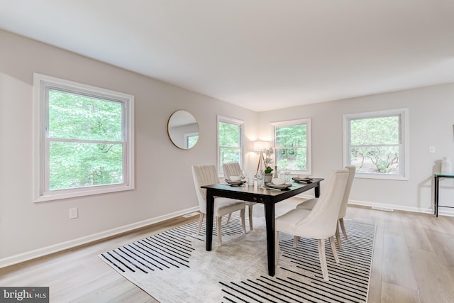 6488 Davis Ford Rd, Manassas, VA 20111 - dining room featuring light wood-style floors and baseboards