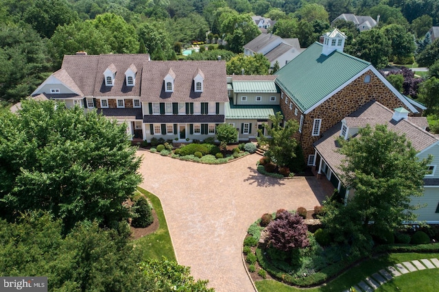 drone / aerial view