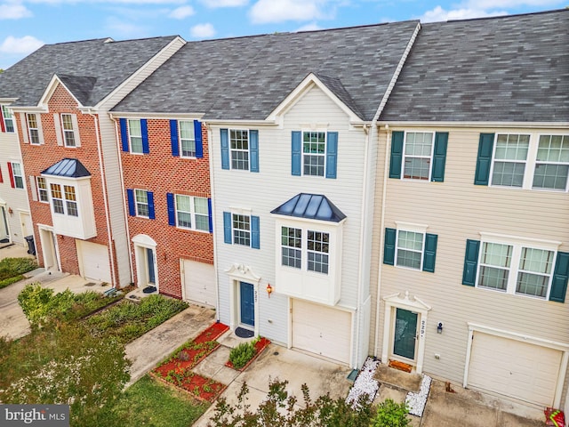 multi unit property with concrete driveway