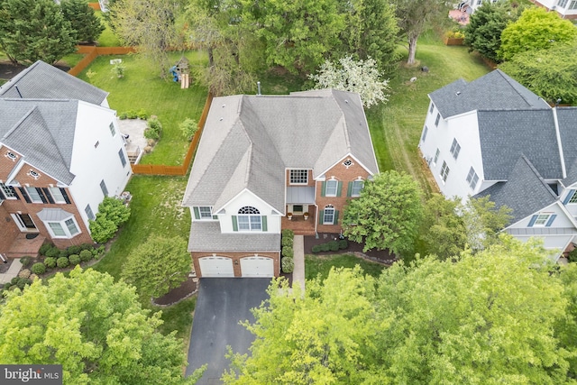 drone / aerial view