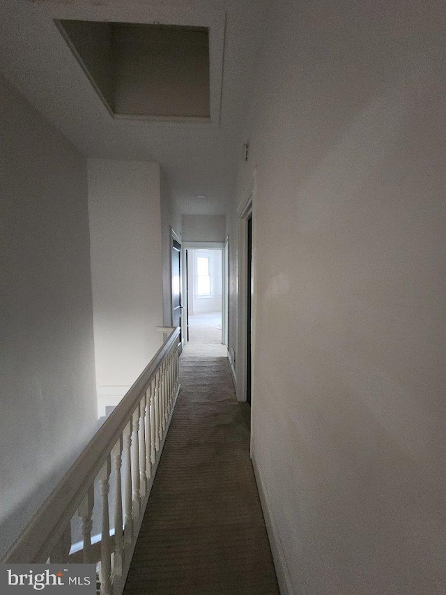 1018 N Bentalou St, Baltimore, MD 21216 - hallway with carpet