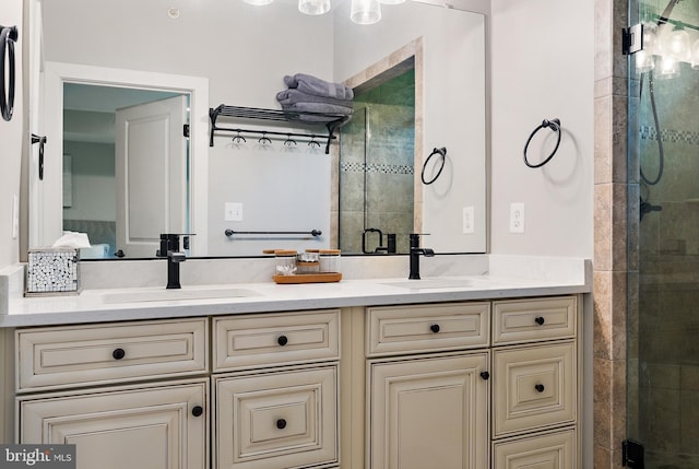 138 Merrimack Way, Arnold, MD 21012 - ensuite bathroom featuring a stall shower and double vanity