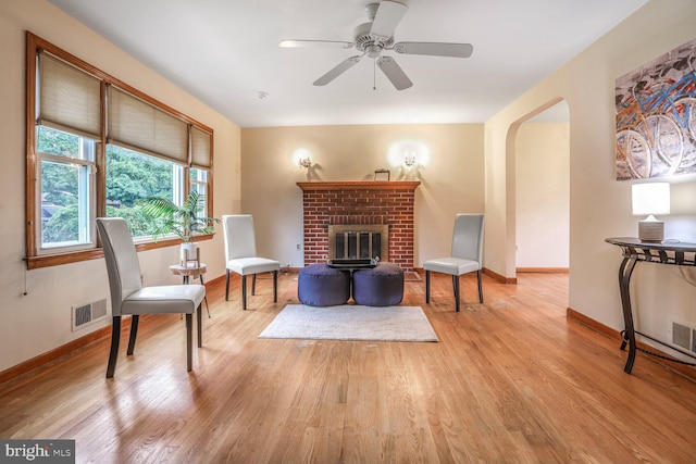 7423 Phelps Rd, Hanover, MD 21076 - sitting room with wood finished floors and baseboards