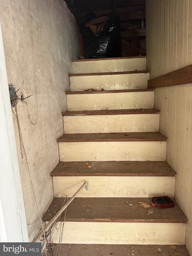 view of staircase