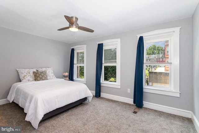 442 Poplar St, Lancaster, PA 17603 - carpeted bedroom featuring baseboards and a ceiling fan